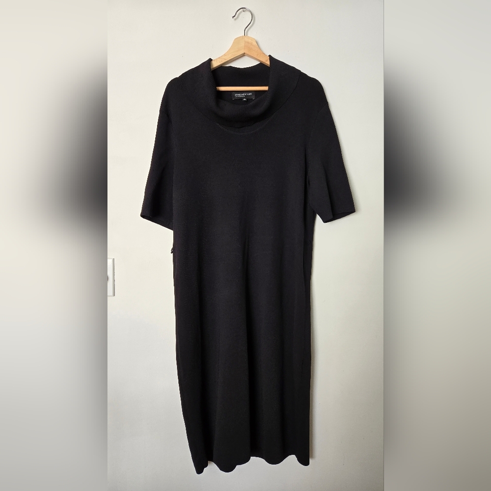 JONES OF NEW YORK Cowl-neck Midi Dress